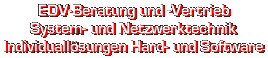 EDV-Beratung und Vertrieb ...
